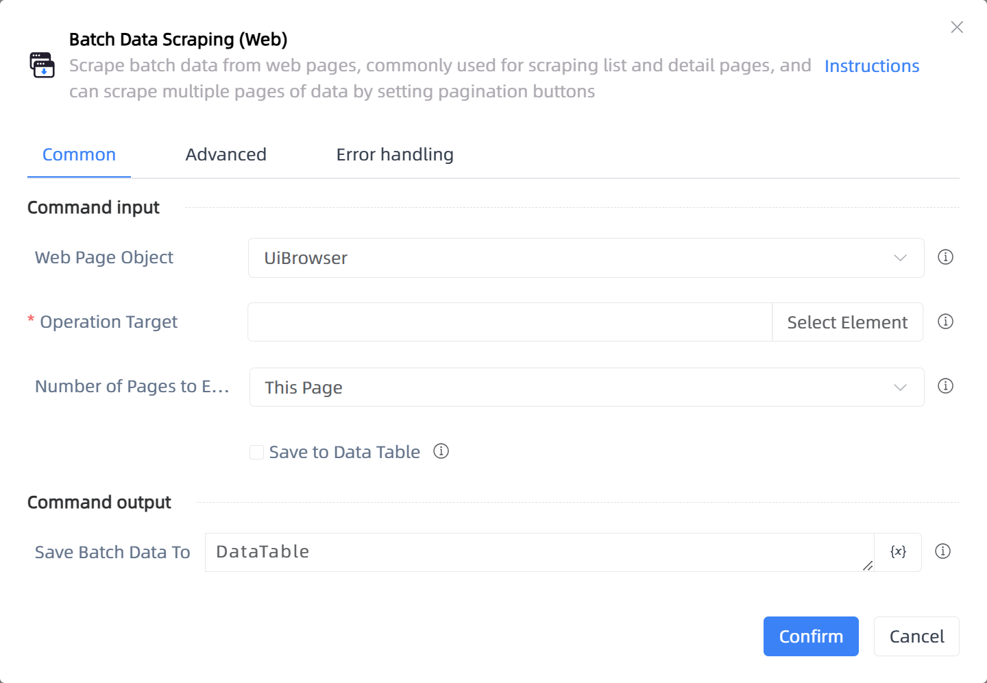 Batch Data Scraping (Web)