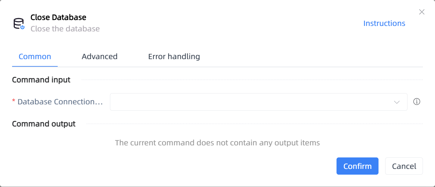 Close Database