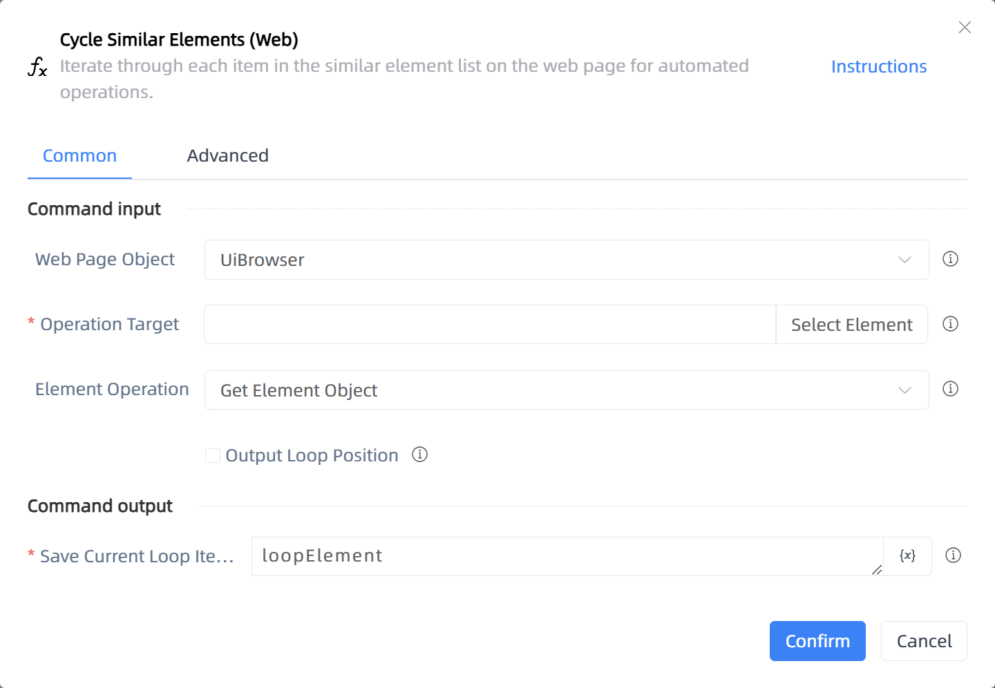 Cycle Similar Elements (Web)