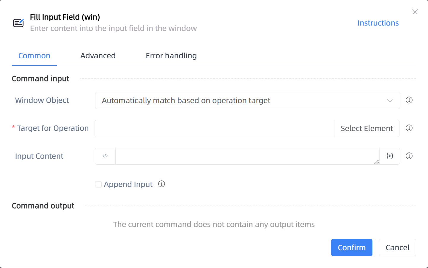 Fill Input Field (win)