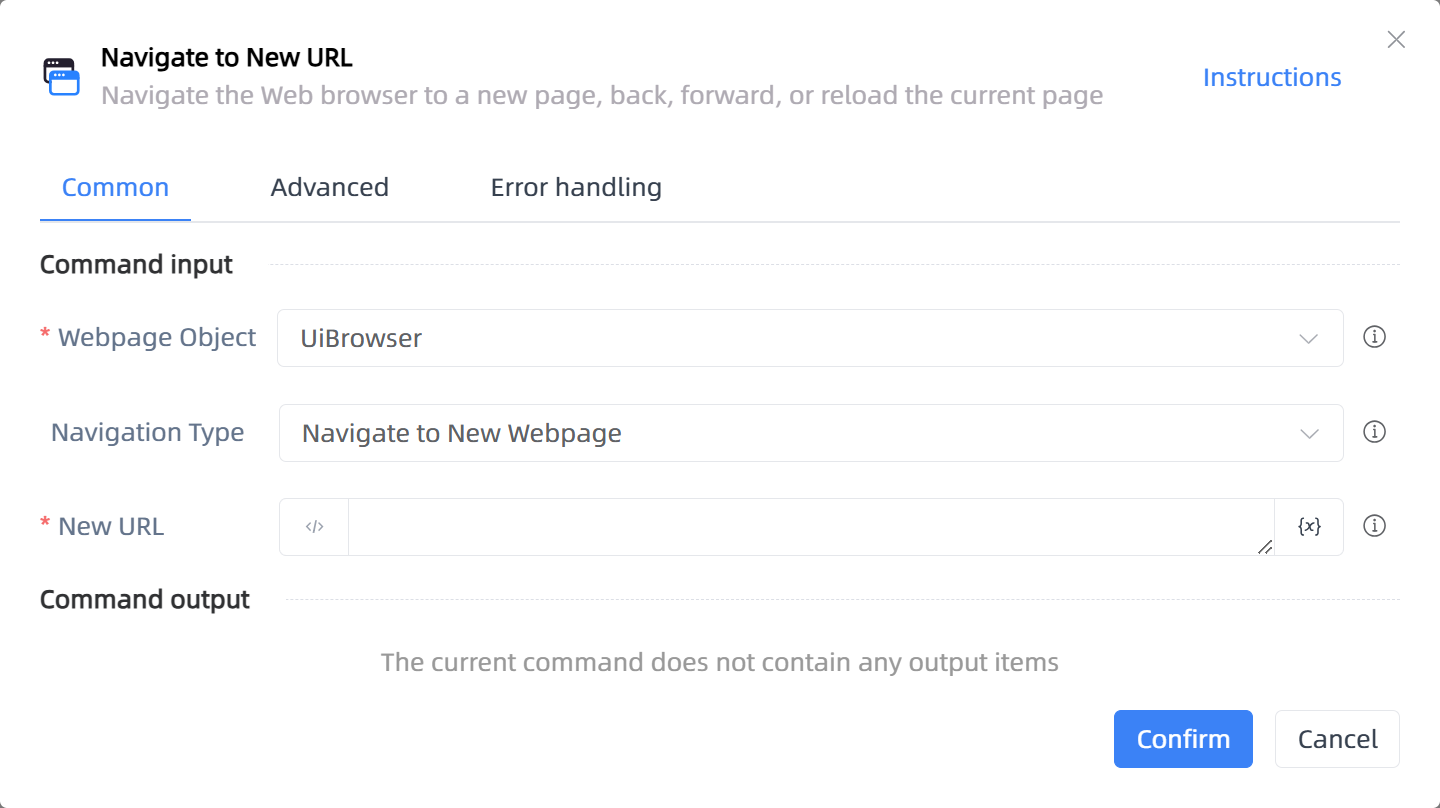 Navigate to New URL