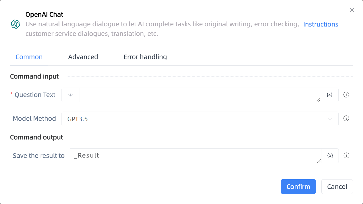 OpenAI Chat