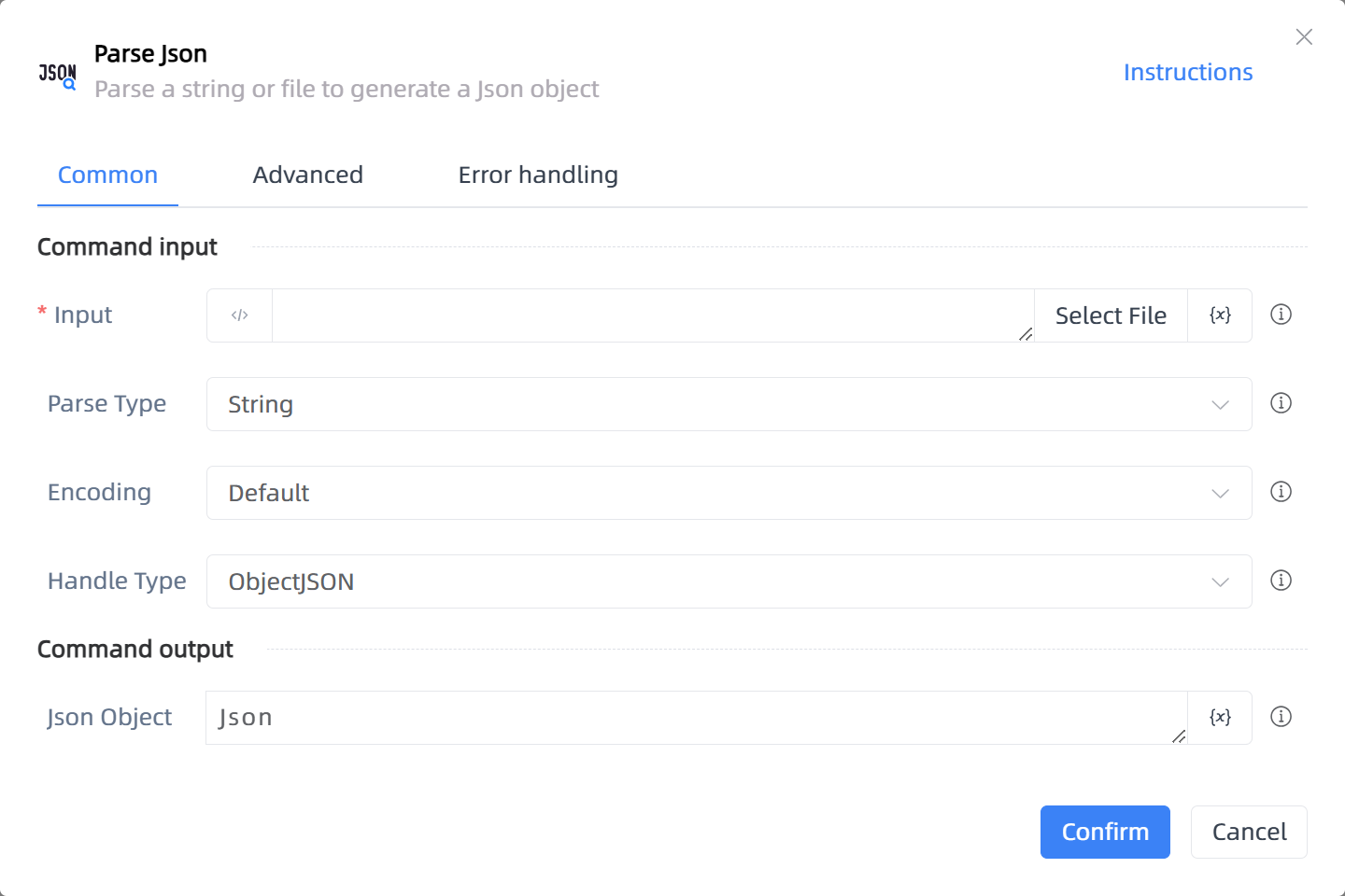 Parse Json