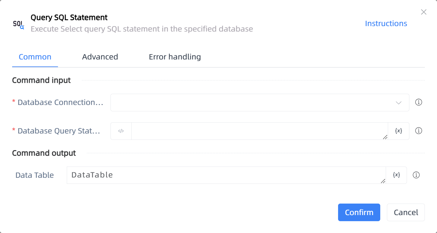 Query SQL Statement