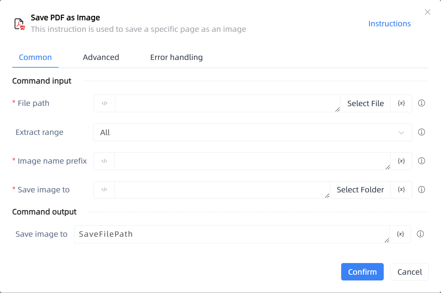 Save PDF as Image