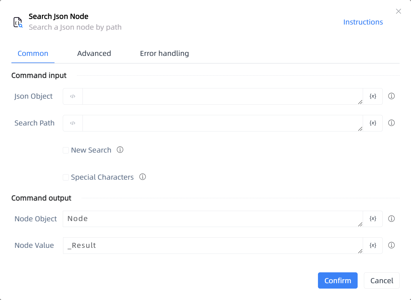 Search Json Node