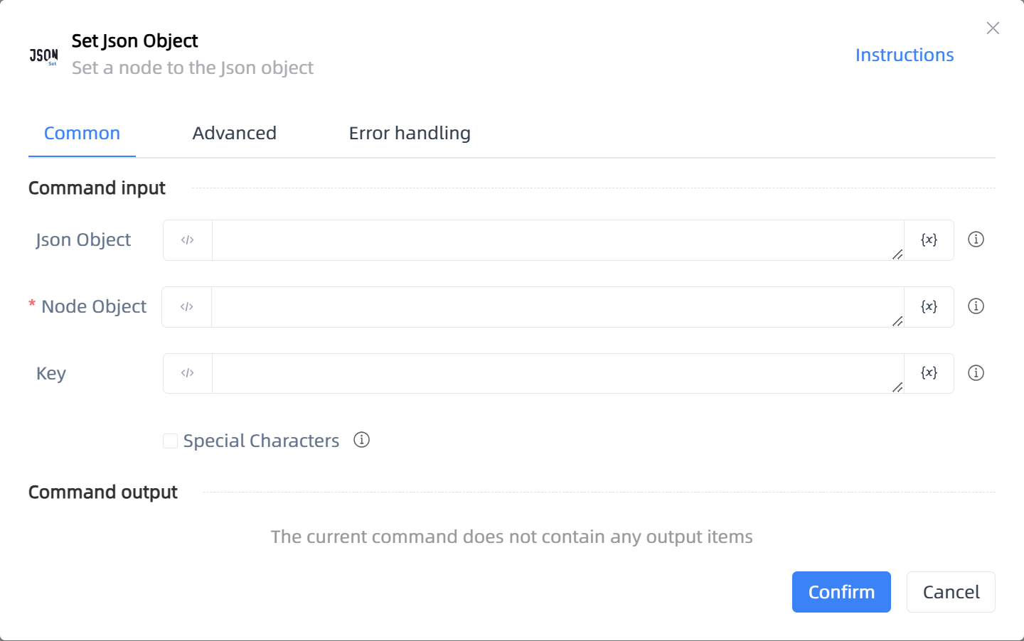 Set Json Object