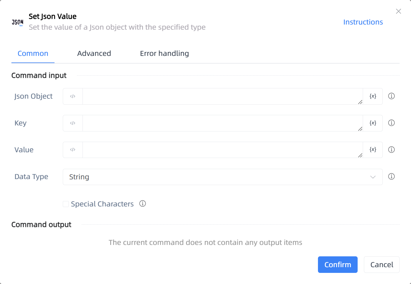Set Json Value