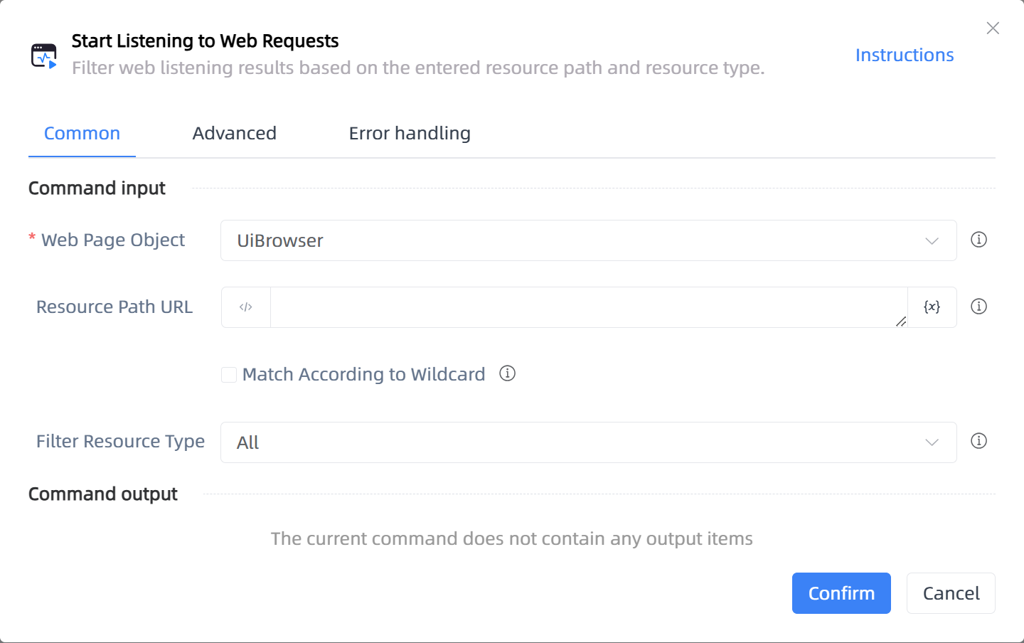 Start Listening to Web Requests