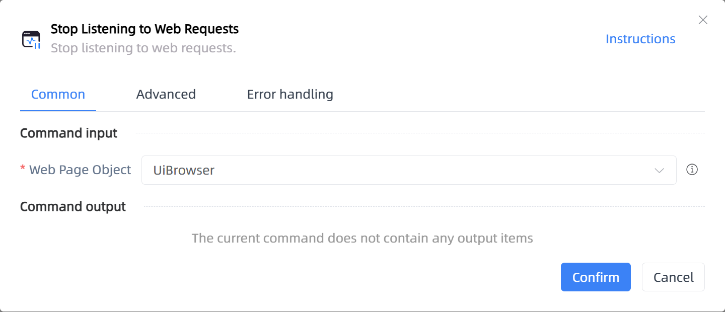 Stop Listening to Web Requests