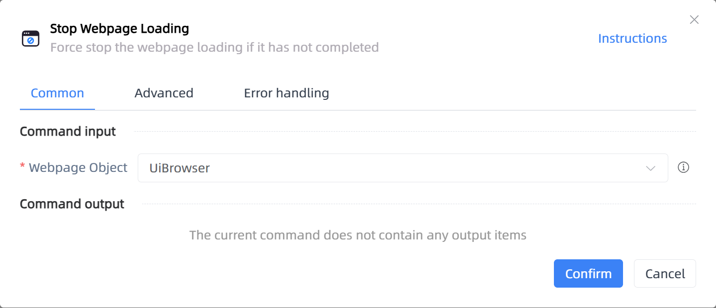 Stop Webpage Loading