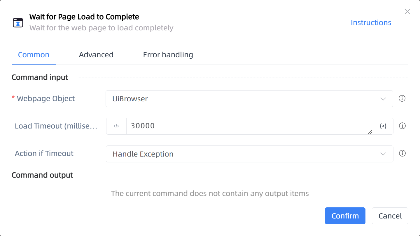 Wait for Page Load to Complete